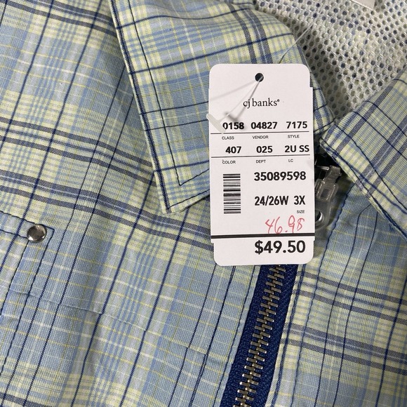 CJ Banks Women's Jacket Size 3X Utility Mesh Lined Full Zip Gardening - Picture 9 of 10